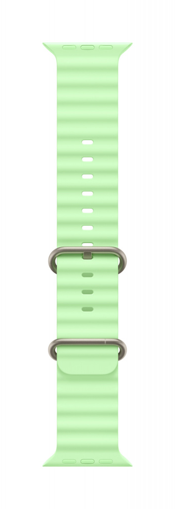 Apple Natural Titanium Finish Band Groen Fluorelastomeer, Titanium