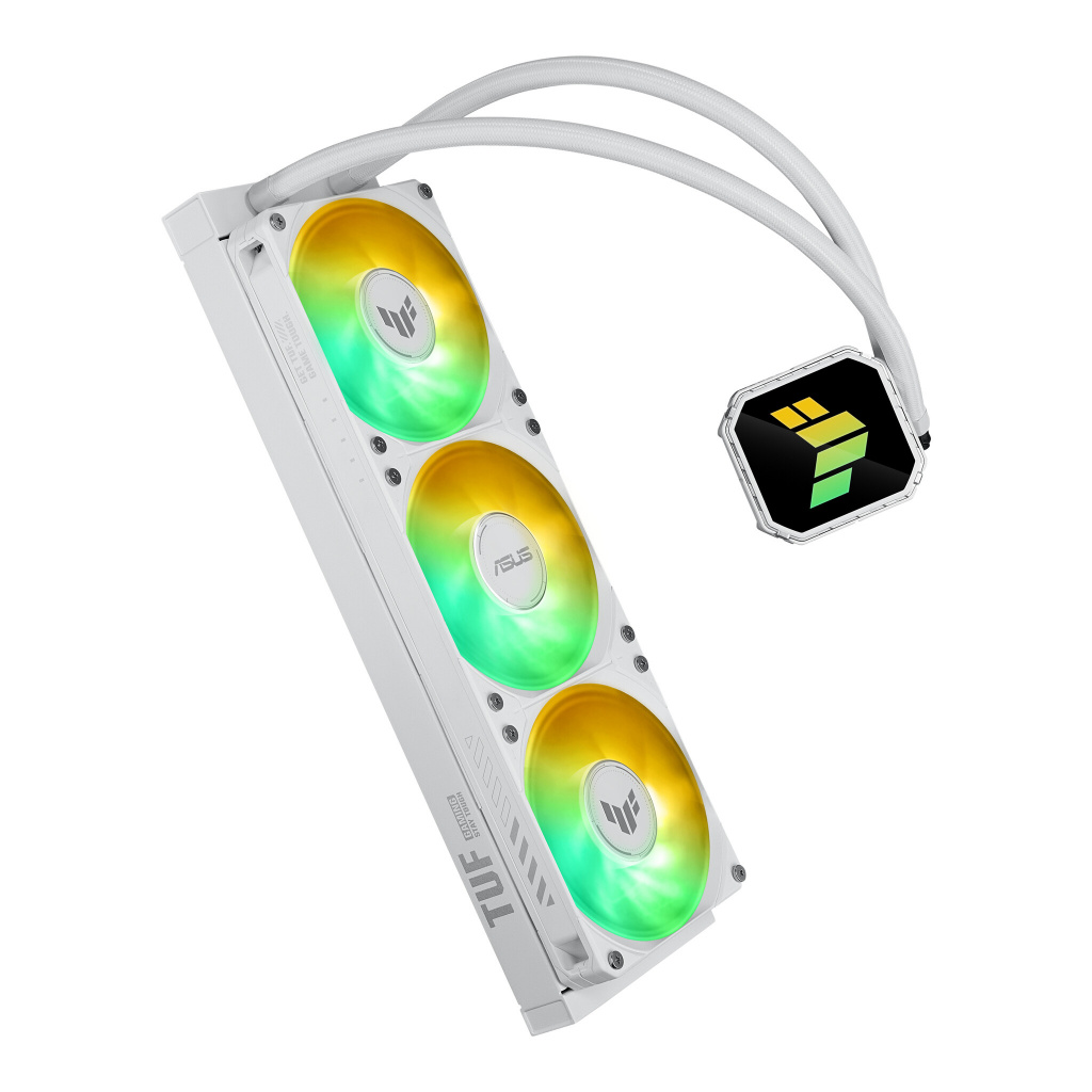 ASUS TUF Gaming LC III 360 ARGB White Edition Computer behuizing Alles-in-één vloeistofkoeler 12 cm Wit