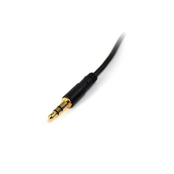 StarTech.com 90cm Slanke 3,5mm Stereo Audiokabel M/M - Afbeelding 2