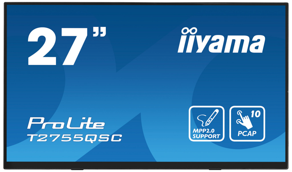 iiyama ProLite T2755QSC-B1 computer monitor 68,6 cm (27") 2560 x 1440 Pixels Quad HD LCD Touchscreen Zwart - Afbeelding 3