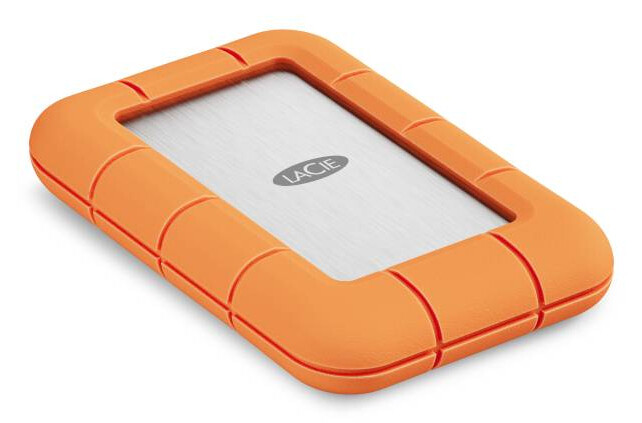 LaCie STND4000400 externe solide-state drive Thunderbolt technologie 4 TB USB Type-C USB4 Gen 3x2 Oranje, Roestvrijstaal - Afbeelding 2