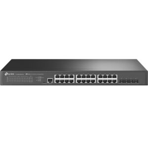 TP-Link JetStream TL-SG3428X-M2 netwerk-switch Managed L2+ 2.5G Ethernet (100/1000/2500) 1U Zwart