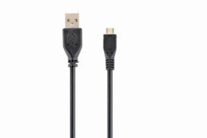 Gembird CCP-MUSB2-AMBM-10 USB-kabel USB 2.0 3 m Micro-USB B USB A Zwart