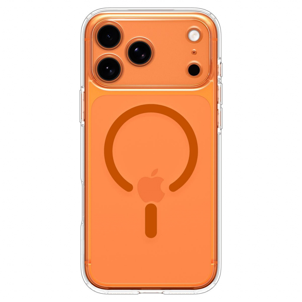 Spigen Ultra Hybrid (MagFit) mobiele telefoon behuizingen 17,5 cm (6.9") Hoes Oranje, Transparant - Afbeelding 2