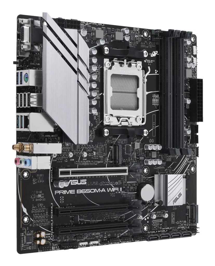 ASUS PRIME B650M-A WIFI II AMD B650 Socket AM5 micro ATX - Afbeelding 3