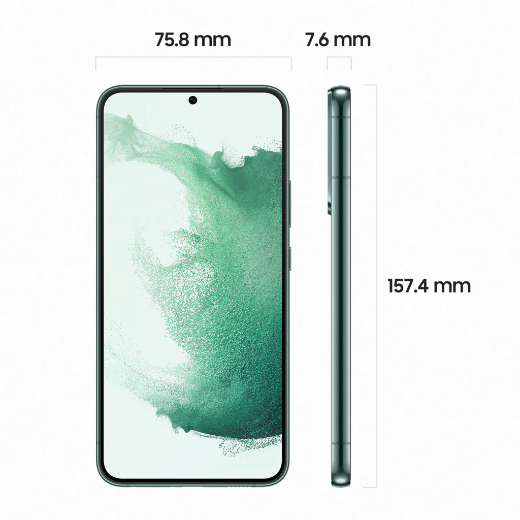 Samsung Galaxy S22+ SM-S906B 16,8 cm (6.6") Dual SIM Android 12 5G USB Type-C 8 GB 128 GB 4500 mAh Groen - Afbeelding 3