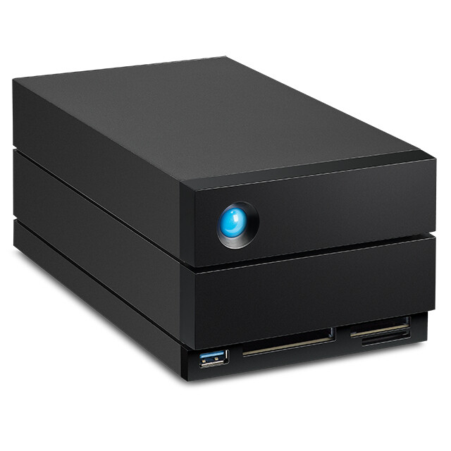 LaCie 2big Dock v2 disk array 60 TB Desktop Zwart - Afbeelding 2