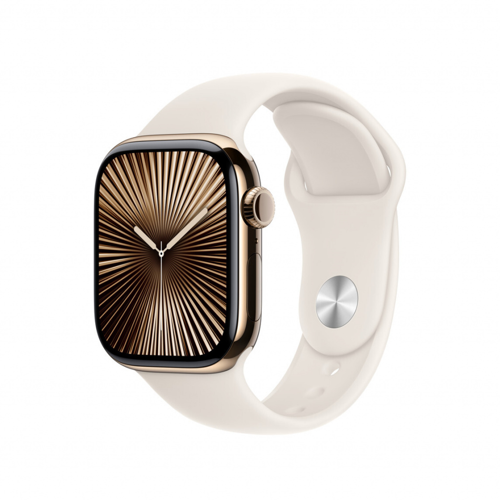 Apple MXLM3ZM/A slimme draagbare accessoire Band Beige Fluorelastomeer - Afbeelding 2