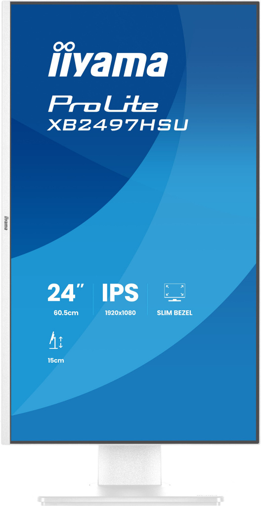 iiyama ProLite XB2497HSU-W1 computer monitor 60,5 cm (23.8") 1920 x 1080 Pixels Full HD LED Wit - Afbeelding 3