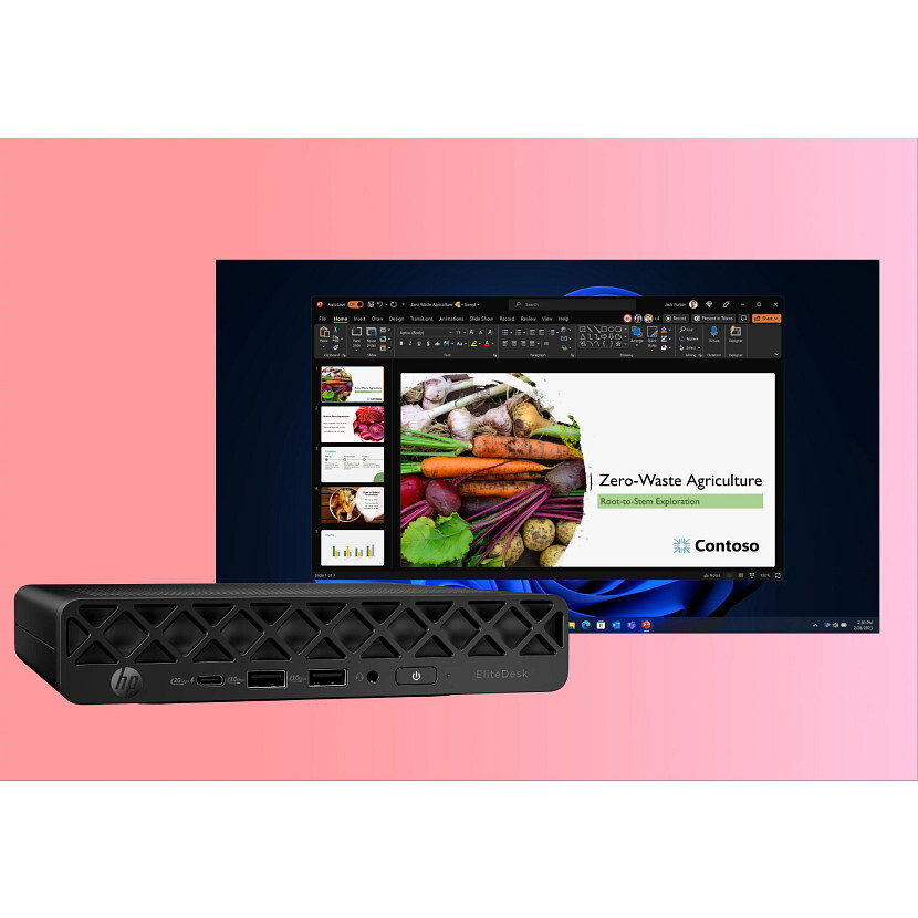 HP EliteDesk 8 Mini G1i U7265 16GB/1TBPC Intel Core Ultra 7 265 DDR5-SDRAM 1 TB SSD Windows 11 Pro Mini PC AI PC Zwart - Afbeelding 3