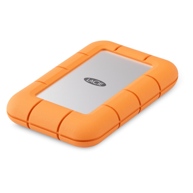 LaCie STND1000400 externe solide-state drive 1 TB USB Type-C 3.2 Gen 1 (3.1 Gen 1) Grijs, Oranje - Afbeelding 2