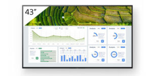 Sony FW-43BZ30L beeldkrant Digitale signage flatscreen 109,2 cm (43") LCD Wifi 440 cd/m² 4K Ultra HD Zwart Android 24/7