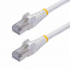 StarTech.com 50cm CAT8 Netwerkkabel, Wit, Snagless RJ45, 25G/40G, 2000MHz, 100W PoE++, S/FTP, 26AWG 100% Pure Koperdraad, LSZH,