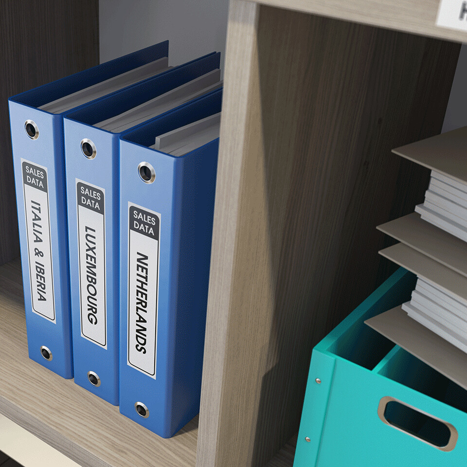 Brother DK-22210 labelprinter-tape Zwart op wit - Afbeelding 3