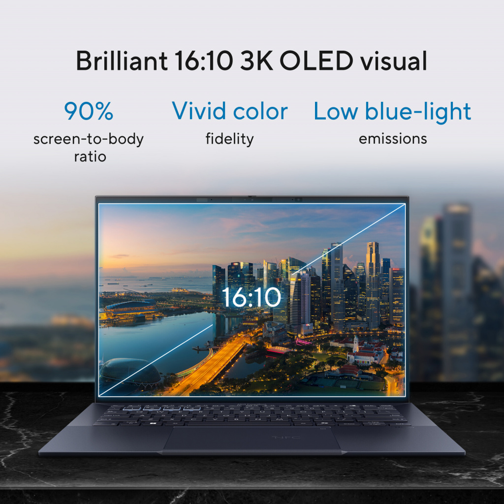 ASUS ExpertBook B9 OLED B9403CVAR-PP1678X Intel Core 7 150U Laptop 35,6 cm (14") WQXGA+ 32 GB LPDDR5x-SDRAM 1 TB SSD Wi-Fi 6E (8 - Afbeelding 9