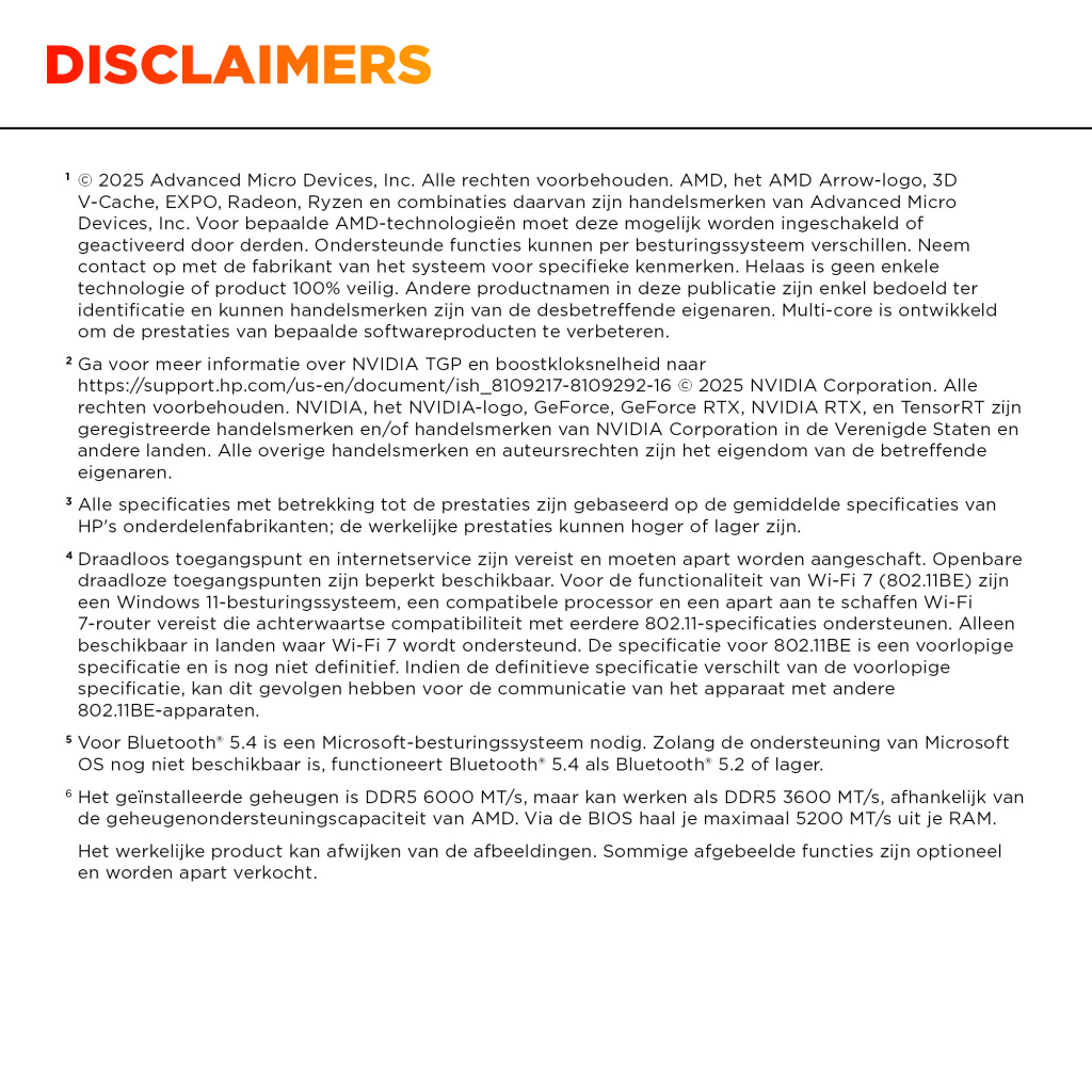 HP OMEN 35L GT16-1052nd AMD Ryzen 5 9600 16GB DDR5 1TB PCIe NVMe SSD RTX 5060 8GB W11H AMD Ryzen™ 5 DDR5-SDRAM NVIDIA GeForce RT - Afbeelding 8