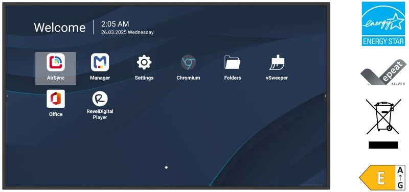 Viewsonic CDE5514-2C beeldkrant Digitale signage flatscreen 139,7 cm (55") LCD Wifi 500 cd/m² 4K Ultra HD Zwart Type processor A - Afbeelding 8