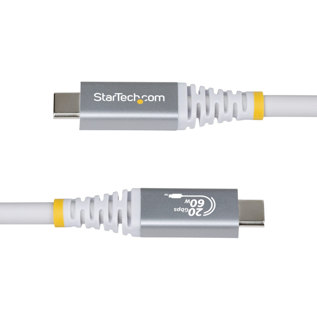 StarTech.com 3m USB4 Kabel, 20Gbps, USB-IF Gecertificeerde USB-C Kabel, 60W PD EPR, 4K 120Hz DP 1.4, TPE Mantel, USB Type-C Kabe - Afbeelding 3