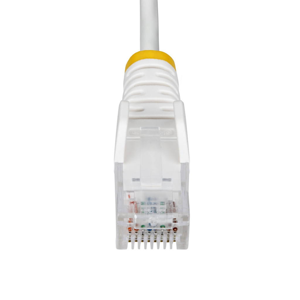 StarTech.com 2,5m Dunne CAT6 Ethernet Kabel, Wit, Snagless, 100W PoE, UTP, LSZH, 28AWG Pure Koperdraad, Slim RJ45 Netwerk Patchk - Afbeelding 4