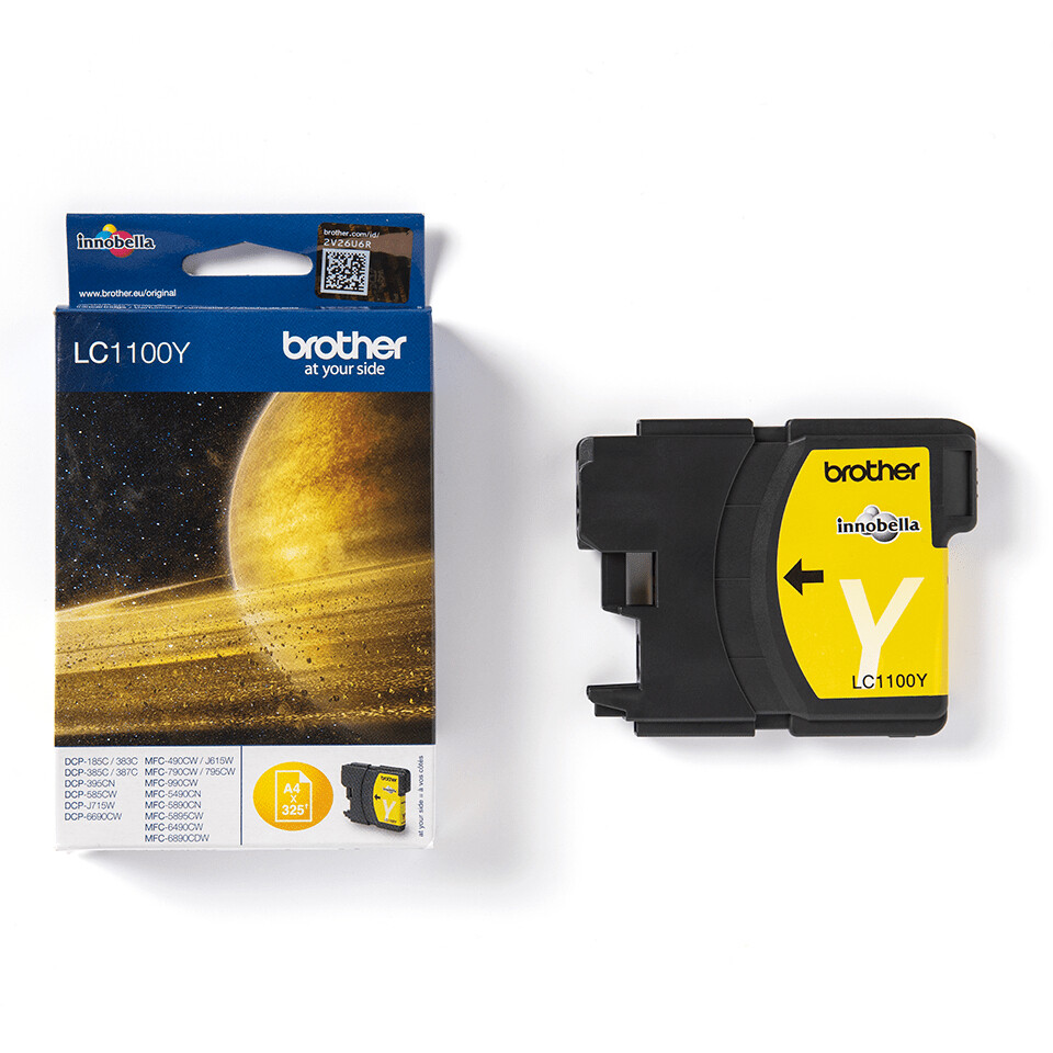 Brother LC1100Y inktcartridge 1 stuk(s) Origineel Geel - Afbeelding 3