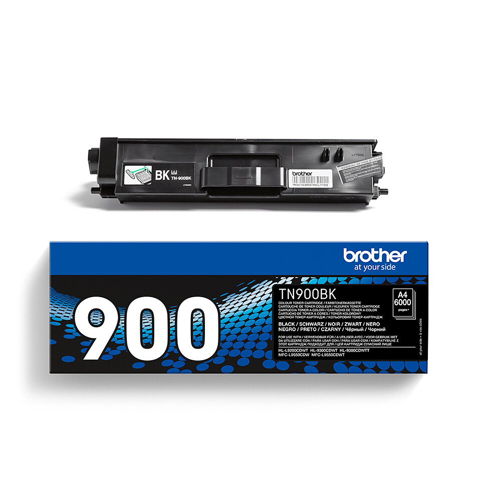 Brother TN-900BK tonercartridge 1 stuk(s) Origineel Zwart - Afbeelding 2