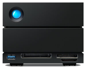 LaCie 2big Dock v2 disk array 60 TB Desktop Zwart