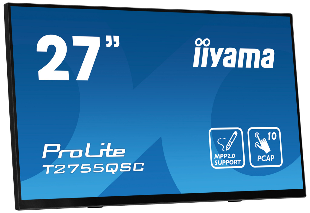 iiyama ProLite T2755QSC-B1 computer monitor 68,6 cm (27") 2560 x 1440 Pixels Quad HD LCD Touchscreen Zwart - Afbeelding 5