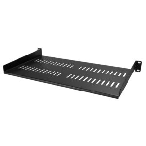 StarTech.com 1U Server Rack Schap - Universele Geventileerde Rack Mount Cantilever Shelf voor 19" Netwerk Kast & Apparatuur - He