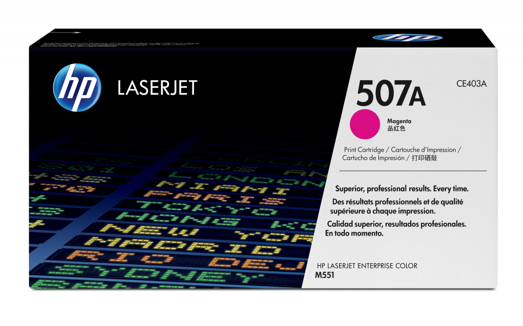 HP 507A originele magenta LaserJet tonercartridge