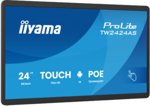 iiyama TW2424AS-B3P beeldkrant Interactief flatscreen 60,5 cm (23.8") Wifi 450 cd/m² Full HD Zwart Touchscreen Type processor