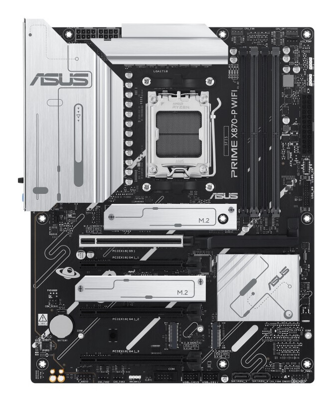 ASUS Prime X870-P WIFI AMD X870 Socket AM5 ATX - Afbeelding 2