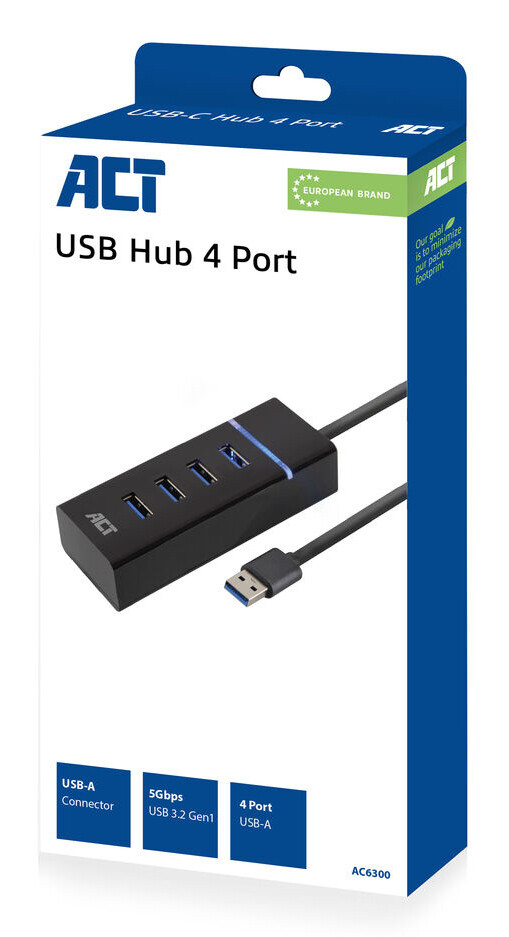 ACT USB hub 3.0, 4 poorts USB-A - Afbeelding 5