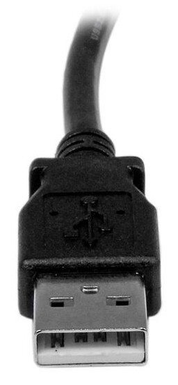 StarTech.com 1 m USB 2.0 A naar rechtshoekige B-kabel M/M - Afbeelding 3