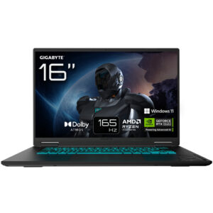 GIGABYTE GAMING A16 3VHK3EE864SH laptop AMD Ryzen™ 7 260 40,6 cm (16") WUXGA 32 GB DDR5-SDRAM 1 TB SSD NVIDIA GeForce RTX 5060 W