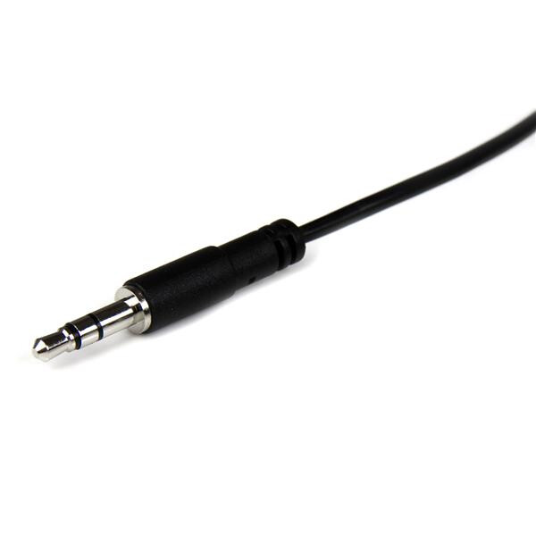 StarTech.com 2 m slanke 3,5 mm stereo-audioverlengkabel M/F - Afbeelding 2