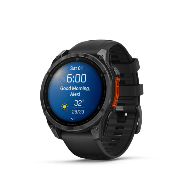 Garmin Fenix 8 3,56 cm (1.4") AMOLED 47 mm Digitaal 454 x 454 Pixels Touchscreen Zwart Wifi GPS - Afbeelding 7