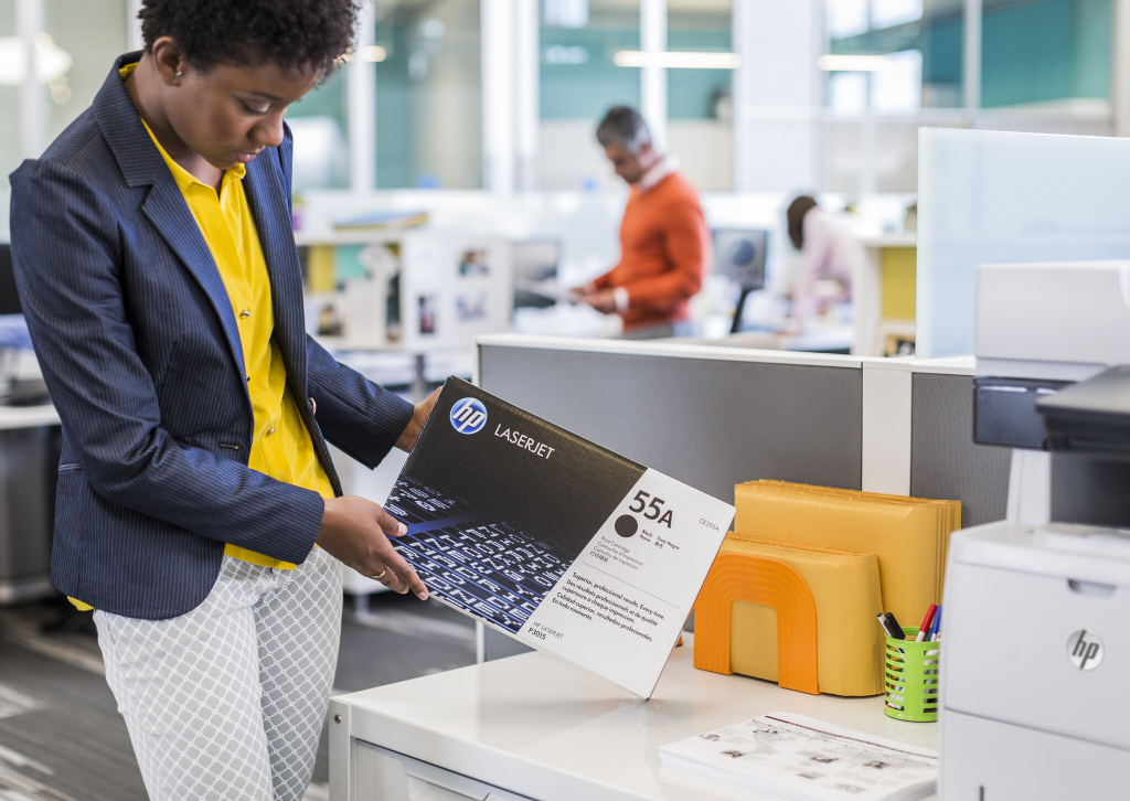 HP 55A originele zwarte LaserJet tonercartridge - Afbeelding 5