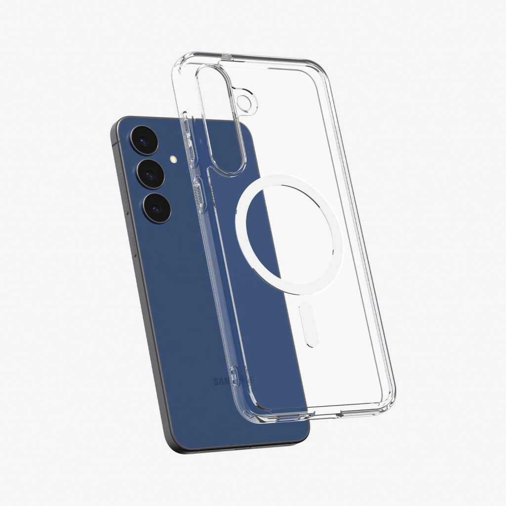 Spigen Ultra Hybrid Metal Ring (MagFit) mobiele telefoon behuizingen 17 cm (6.7") Hoes Transparant, Wit - Afbeelding 4