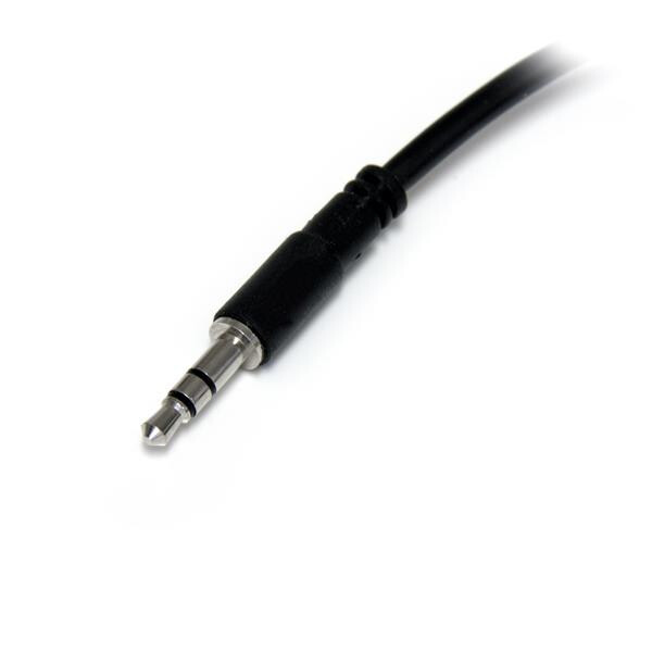StarTech.com Slanke Stereo Splitterkabel Y-adapter 3,5mm Mannelijk naar 2x 3,5mm Vrouwelijk - Afbeelding 2