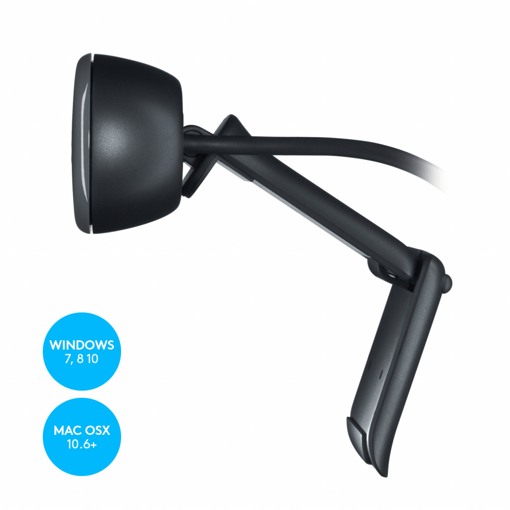Logitech C270 HD webcam 3 MP 1280 x 720 Pixels USB Grijs, Donkergrijs - Afbeelding 12