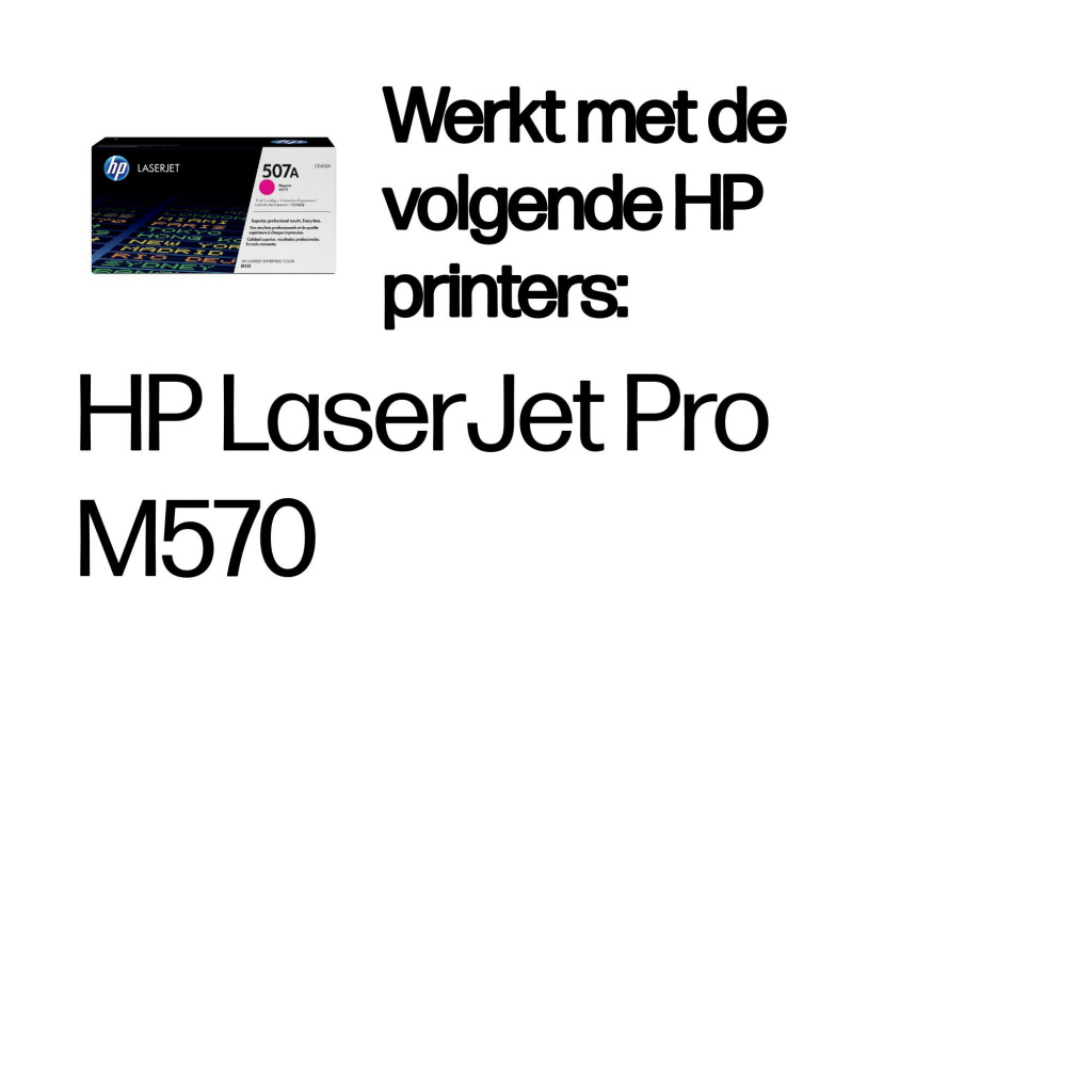 HP 507A originele magenta LaserJet tonercartridge - Afbeelding 2