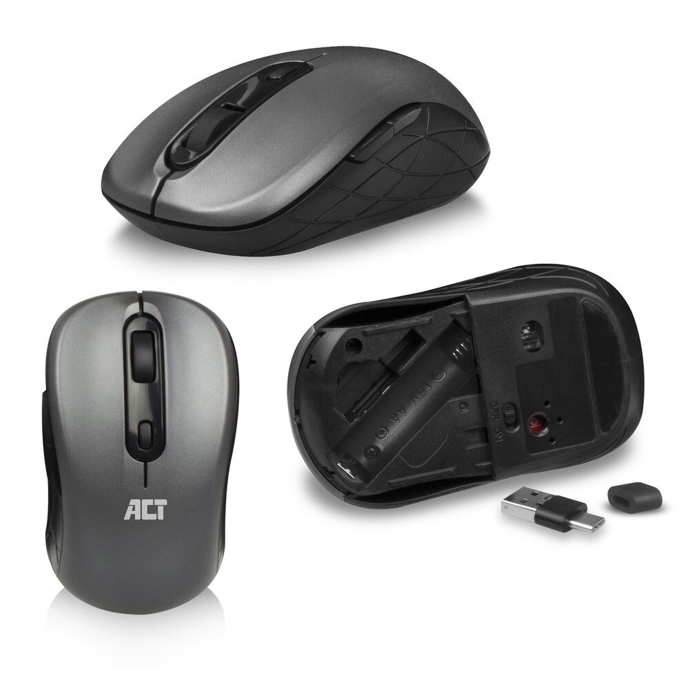 ACT Draadloze set met toetsenbord en muis, USB-C/USB-A ontvanger (Qwerty/US layout) - Afbeelding 3