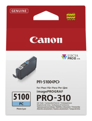 Canon PFI-5100 PC inktcartridge 1 stuk(s) Origineel Foto cyaan