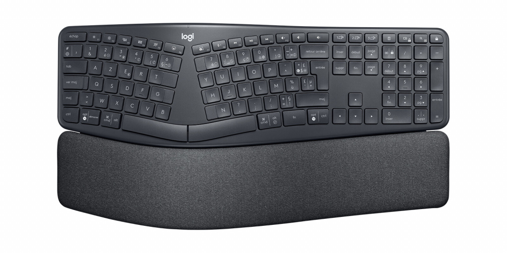 Logitech ERGO K860 toetsenbord Kantoor Bluetooth AZERTY Frans Grafiet - Afbeelding 2