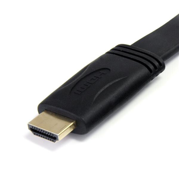 StarTech.com 5m platte High Speed HDMI-kabel met Ethernet Ultra HD 4k x 2k HDMI-kabel HDMI naar HDMI M/M - Afbeelding 2
