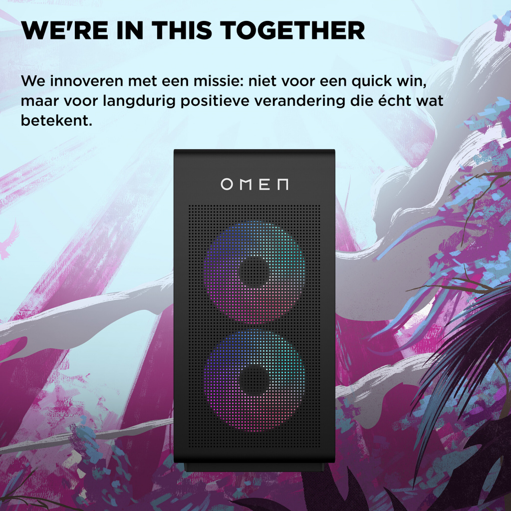 HP OMEN 35L GT16-1097nd AMD Ryzen 7 7800X3D 32GB DDR5 1TB PCIe NVMe SSD RTX 5070 12GB W11H AMD Ryzen™ 7 DDR5-SDRAM NVIDIA GeForc - Afbeelding 5