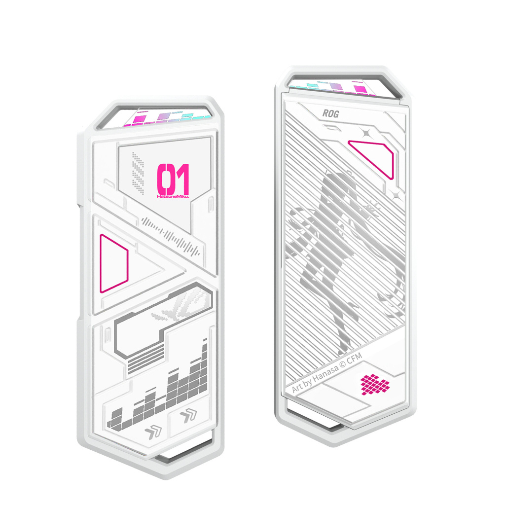 ASUS ROG Strix Arion Hatsune Miku Edition SDD-behuizing Wit M.2 - Afbeelding 5