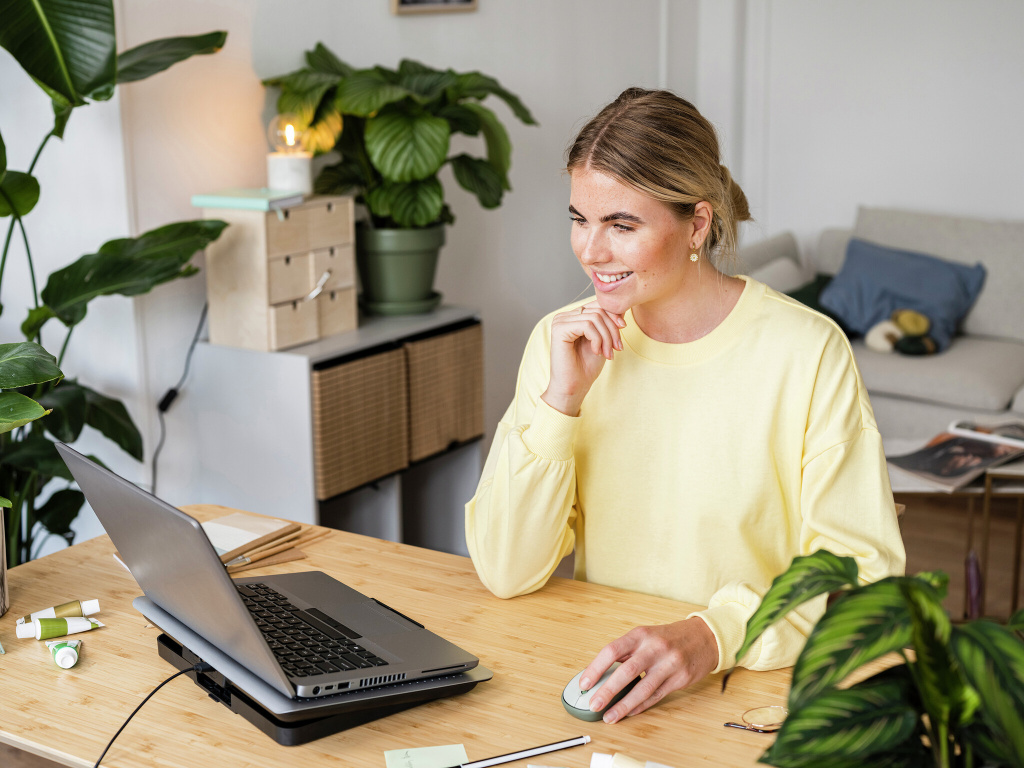 Trust Yvi+ muis Kantoor Rechtshandig RF Draadloos Optisch 1600 DPI - Afbeelding 2