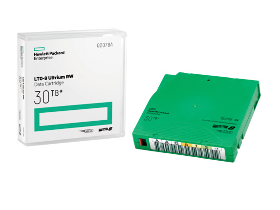 Hewlett Packard Enterprise LTO-8 Ultrium 30TB RW Data Cartridge Lege gegevenscartridge 12000 GB 1,27 cm