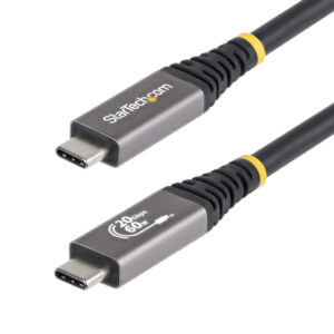 StarTech.com 3m USB4 Kabel, 20Gbps, USB-IF Gecertificeerde USB-C Kabel, 60W PD EPR, 4K 120Hz DP 2.1, TPE Mantel, USB Type-C Kabe